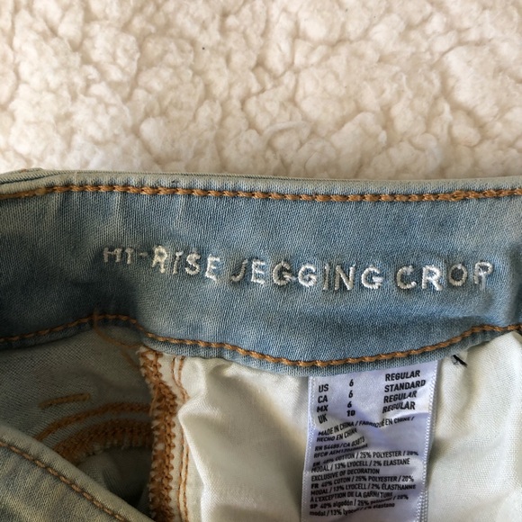 American Eagle LightWash Denim HiRise Jegging Jean - Picture 7 of 8